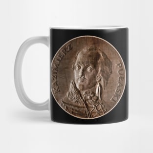 Casimir Pulaski Day Polish Gift Parade Kazimierz Pulaski Vintage Coin Style Mug